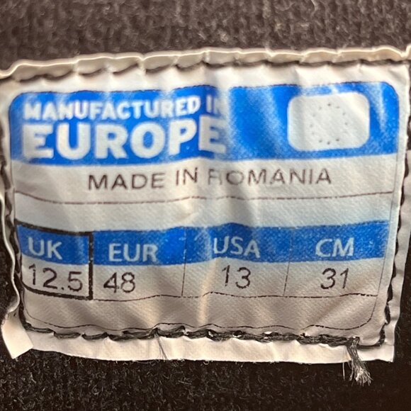 Salomon Black With White & Blue Accents R Prolink Cross Country Ski Boots Sz 13 - Picture 7 of 10